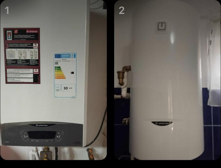 Centrala Ariston clasa one system 35 + boiler Ariston de 100