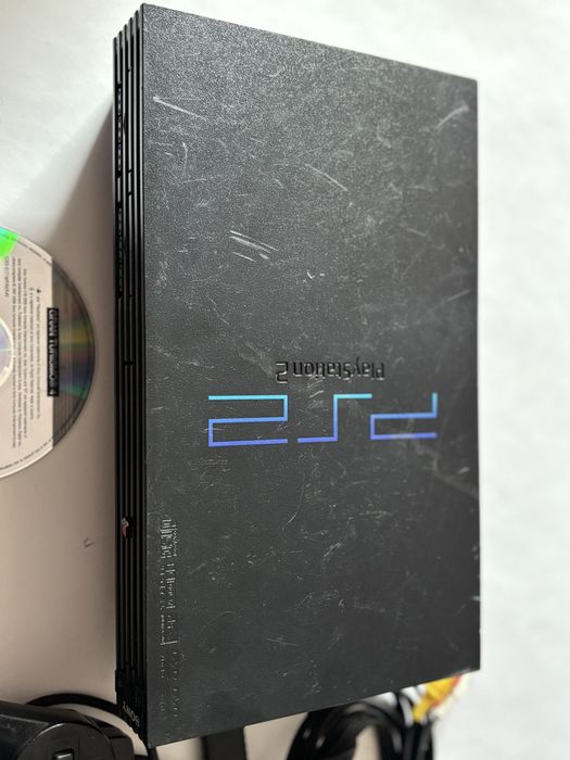 Playstation 2 fat, maneta originala, cd joc