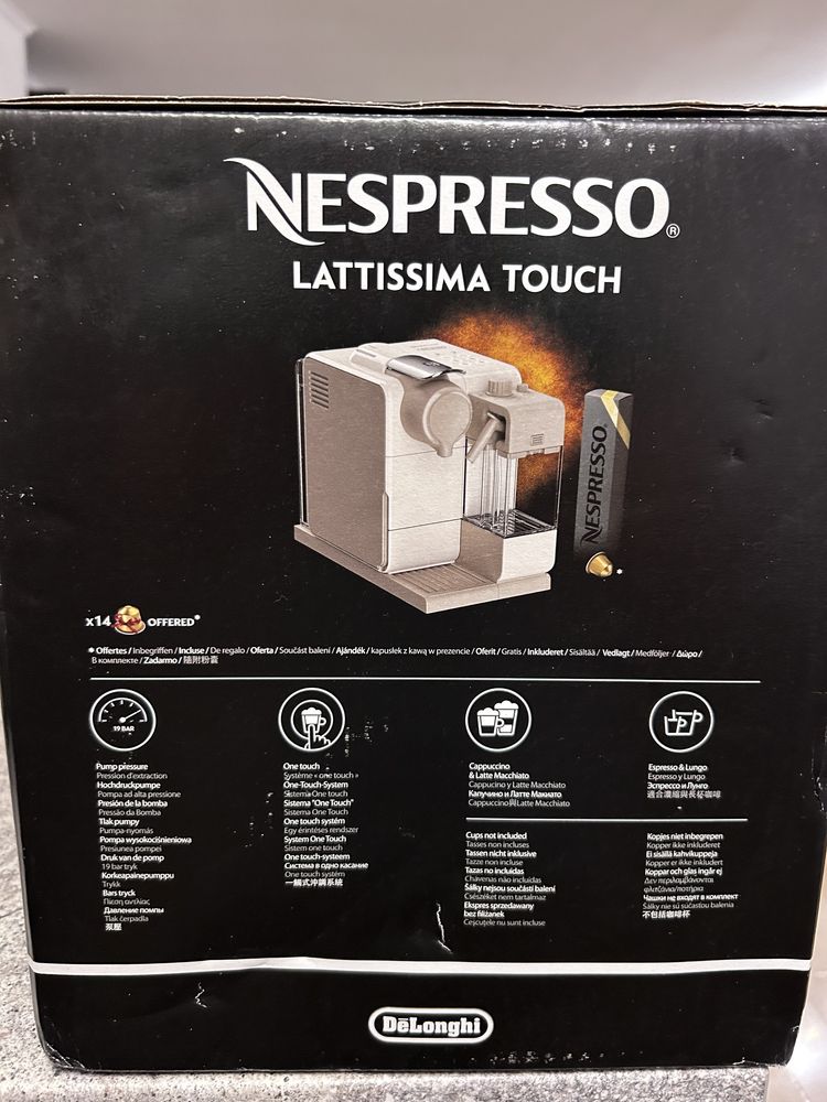 Nespresso Latissima Touch Nou, sigilat