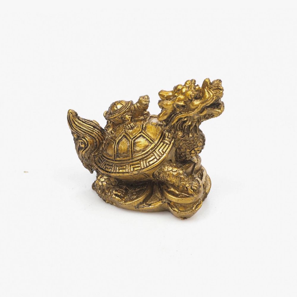 Statueta Feng Shui Broasca dragon cu monede