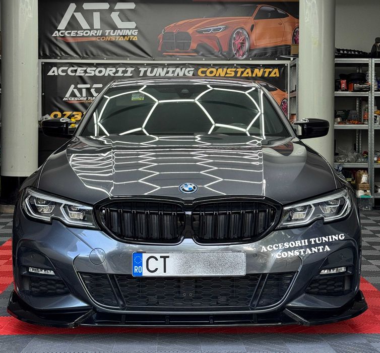 Capace Oglinzi Tip Batman - BMW Seria 3 G20 Negru Lucios