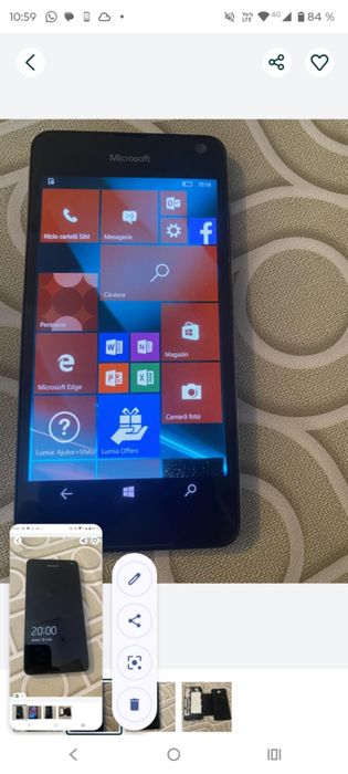 Microsoft Lumia 650 k nou fara zgârieturi saulovituri