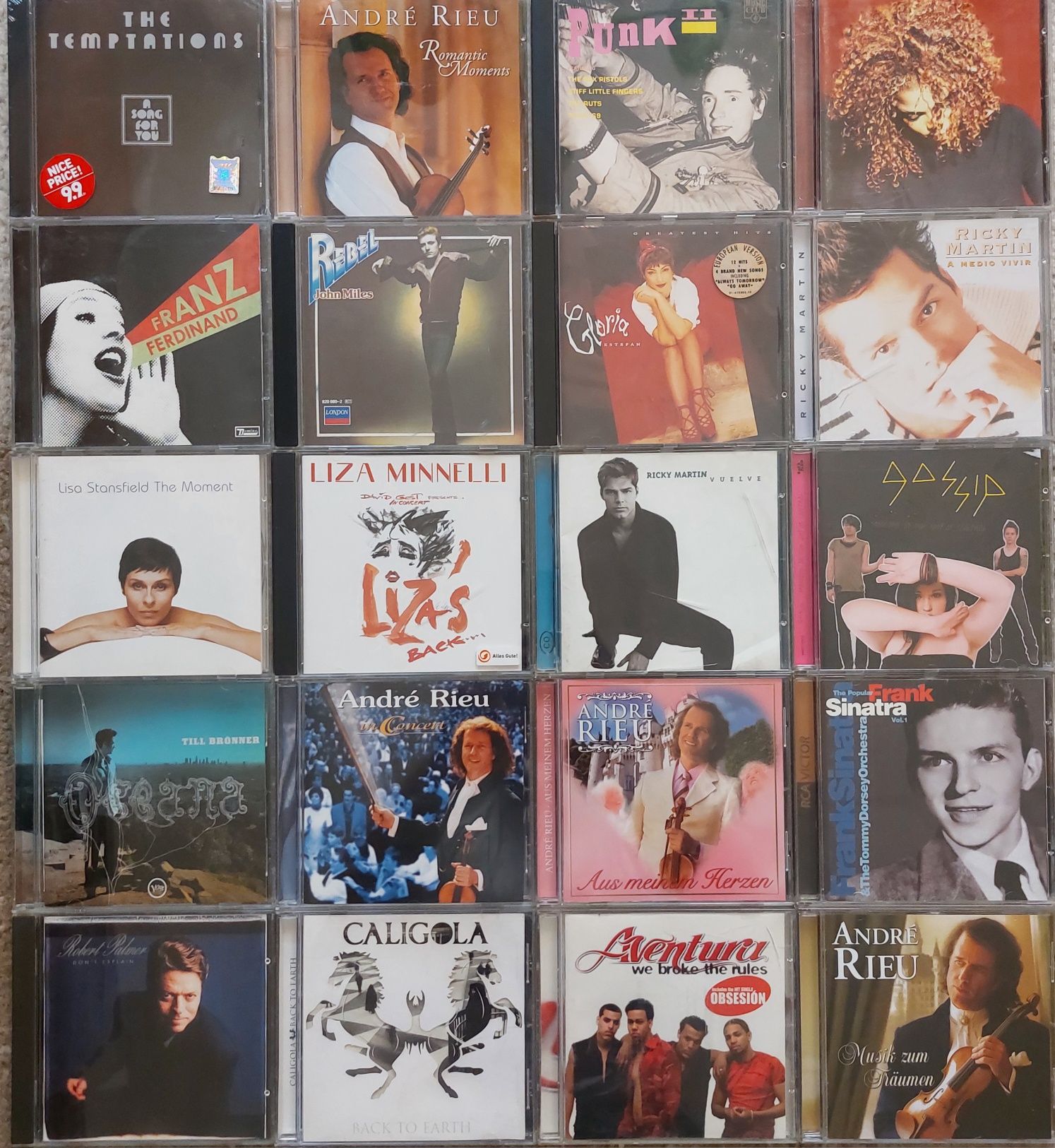 Cd Madonna Bruce Springfield Pavarotti Domingo Elvis U2