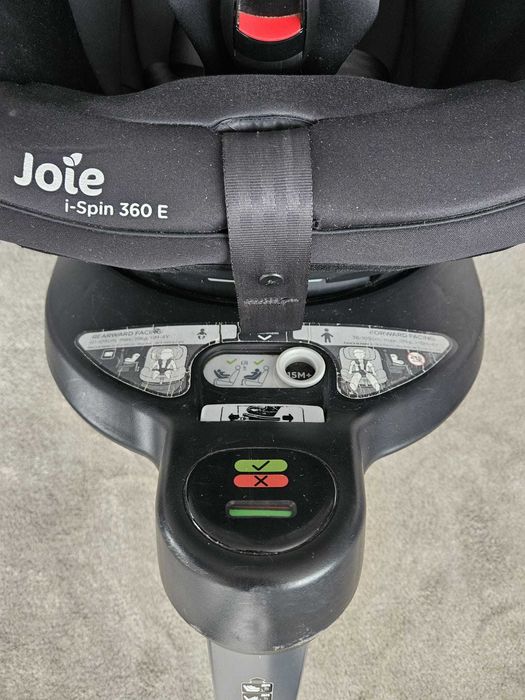 Scaun auto pentru copii Joie i-Spin 360° E Coal, 61 cm-105 cm