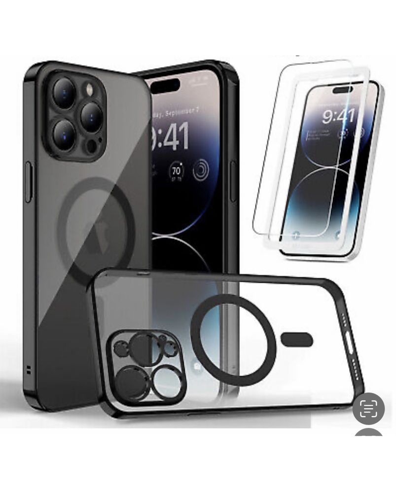 Husa Magsafe Lucioasa si Folie Sticla Armour - Iphone 11/PRO/PRO MAX