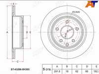 Диск тормозной Nissan Qashqai