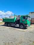 Vând camion scania cu macara 6x4