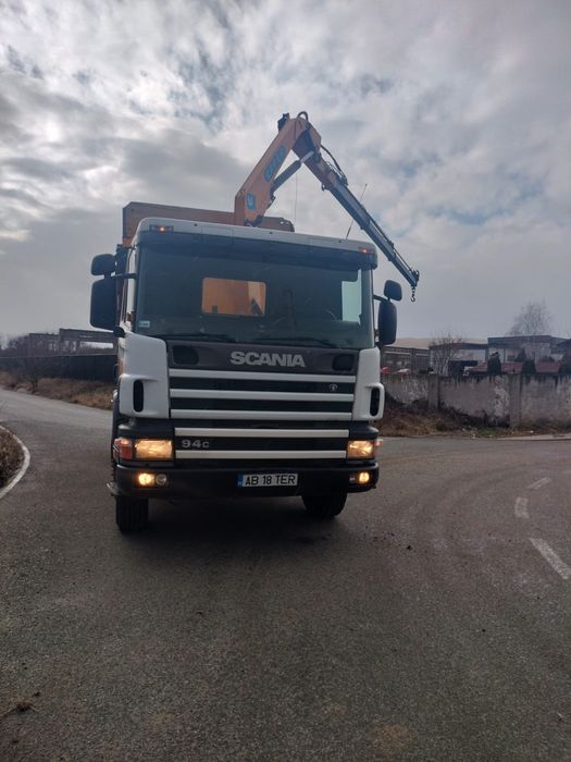 Scania 94C 6X4 cu macara