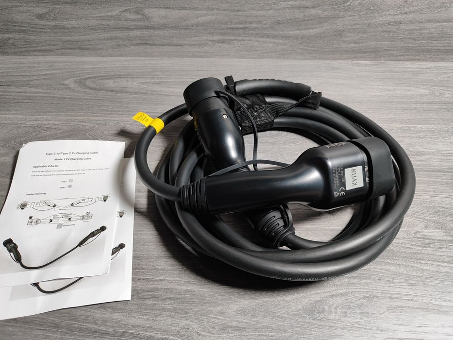 ПРОМО ! KUAX Type 2 to Type 2 кабел за зареждане на коли / автомобили