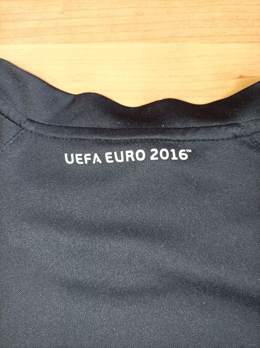 Мъжка тениска EURO 2016- черна
