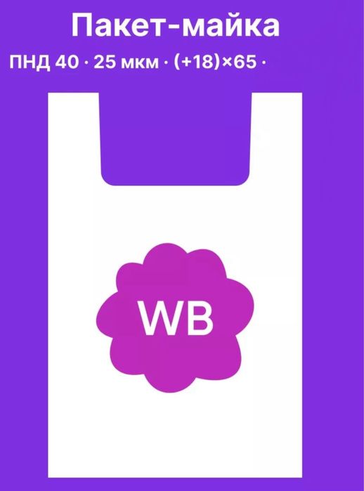 Пакеты , маечки,