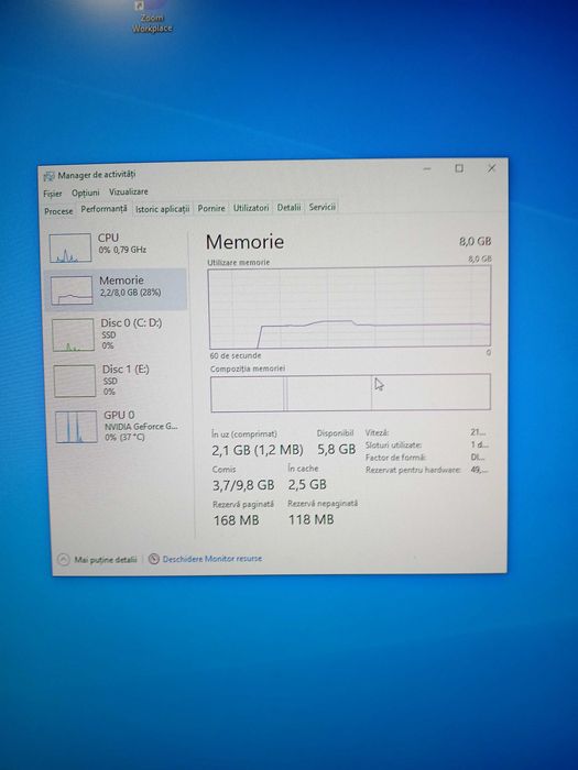 Unitate PC gaming i7 + monitor PHILIPS