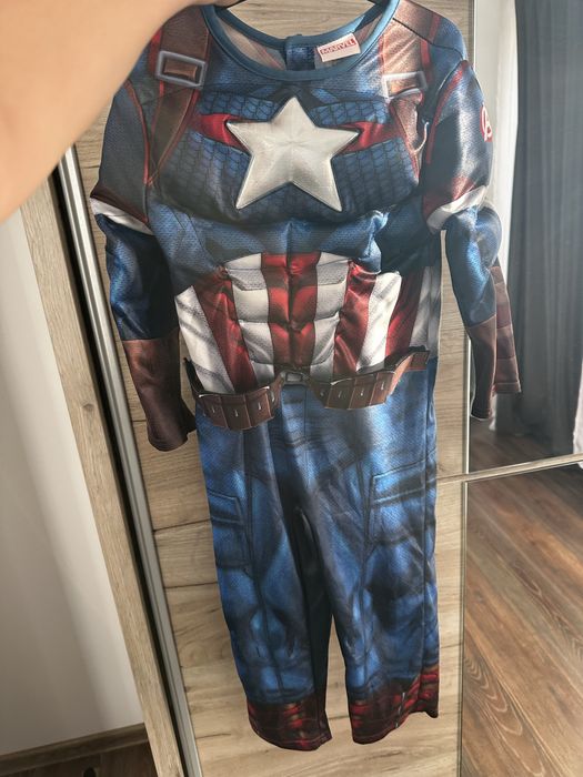 Costum Captain America, varsta 3-4 ani-70 lei