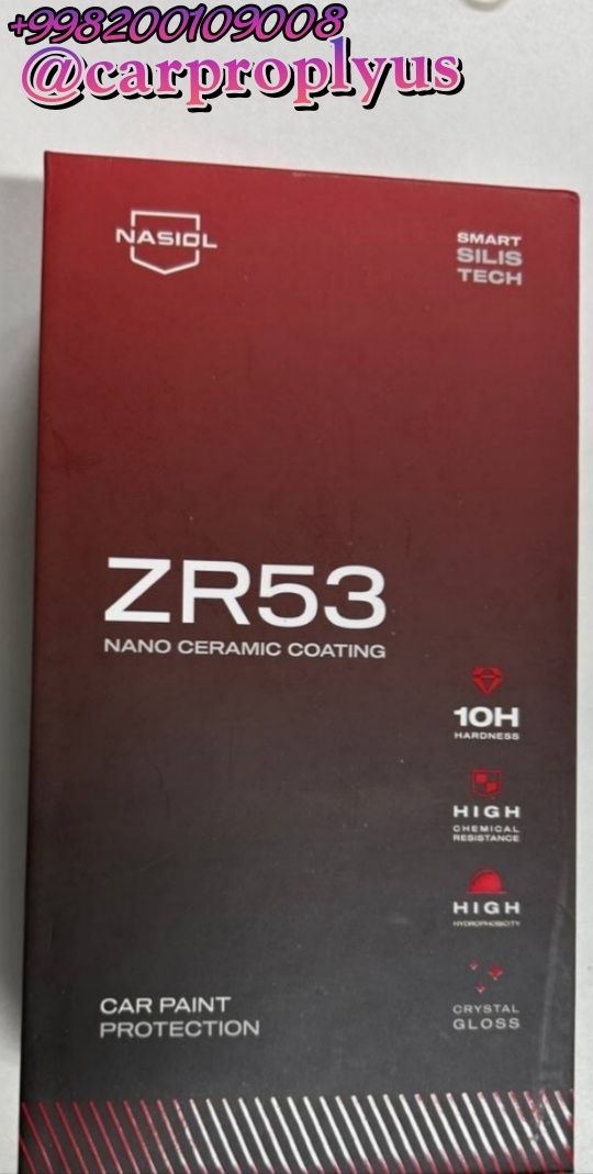 Nasiol zr53 avtomobili uchun nanokeramik qoplama.