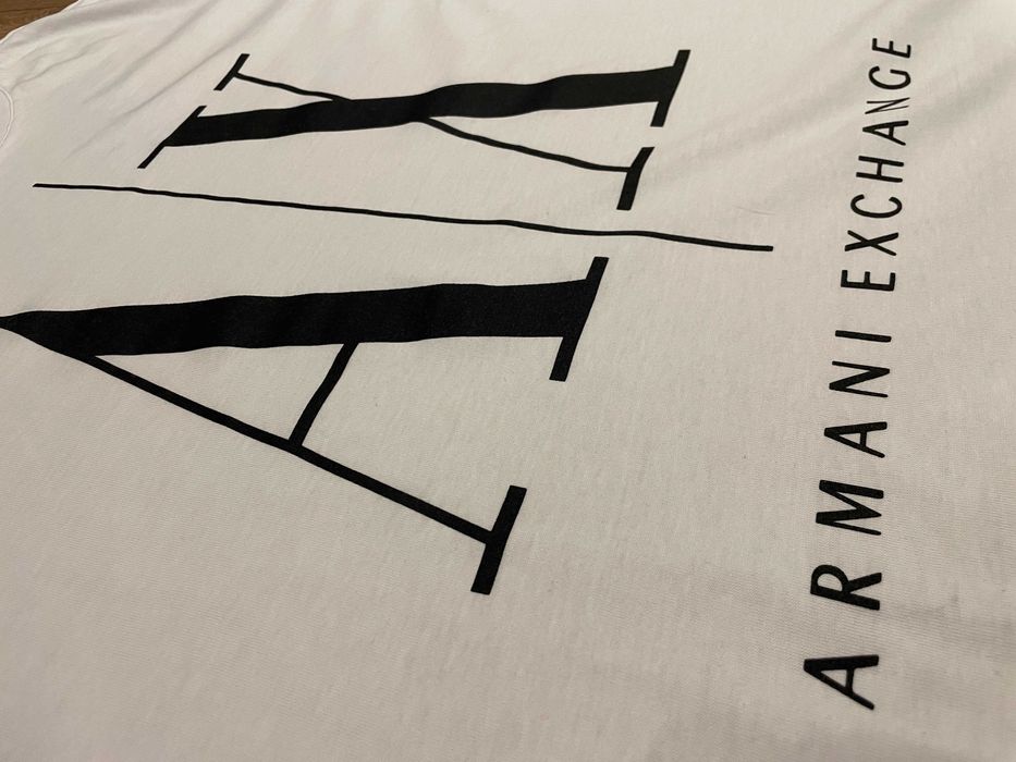 Оригинална тениска ARMANI EXCHANGE бяла, размер: XL