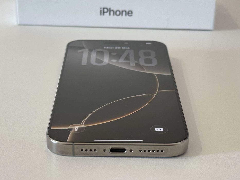 Бартер!Като НОВ! iPhone 16 Pro Max Natural Titanium