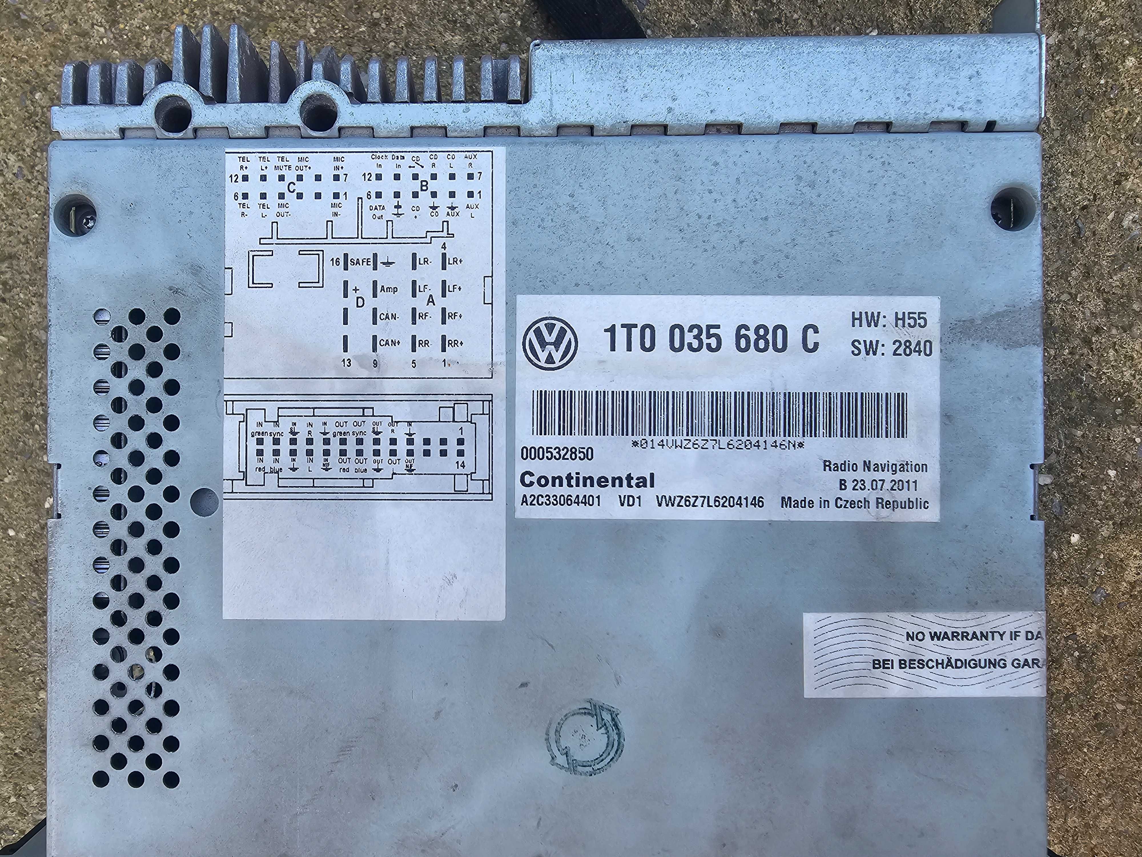 Навигация, Мултимедия VW RNS 510 ОРИГИНАЛНА.