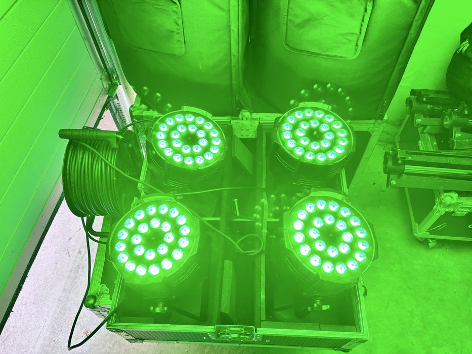 Лед парове, led par 24х18, 6 в 1 RGBWA+UV