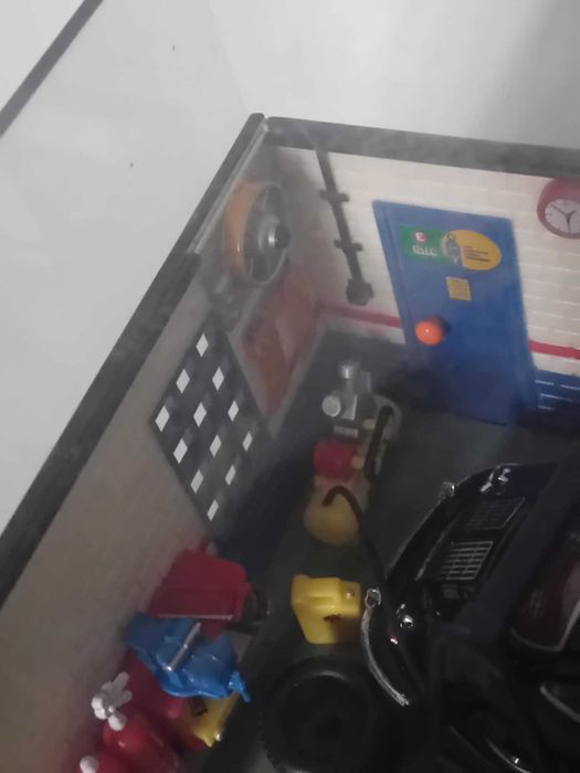 Diorama Garage 1:43 Schuco, Cararama, Диорама гараж Porsche, VW