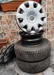Jante 5x112 R15 + capace OEM Skoda
