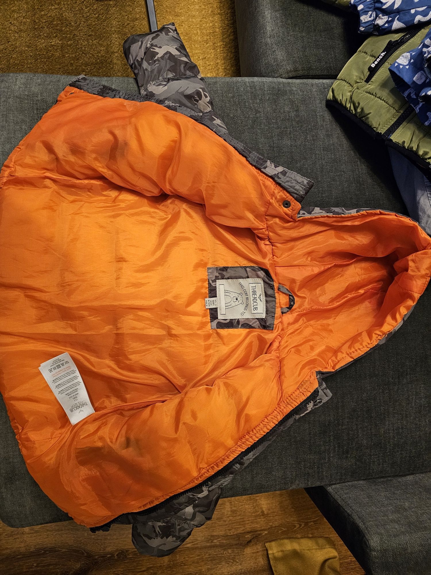 3 Jachete groase iarna copii marime 92 + manusi decathlon gratis