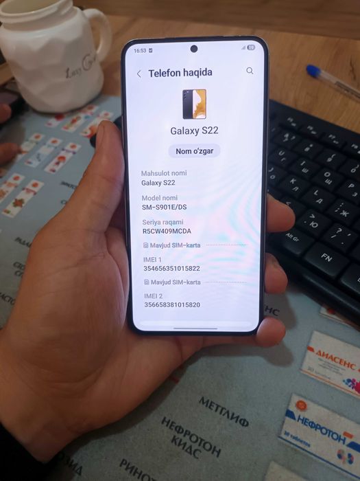 Samsung S22  sotiladi