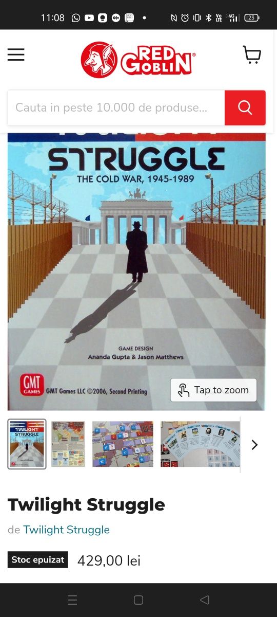 Twilight Struggle joc societate boardgame board game sigilat