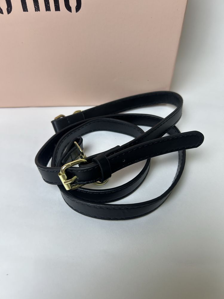 Женская черная сумка MIU MIU