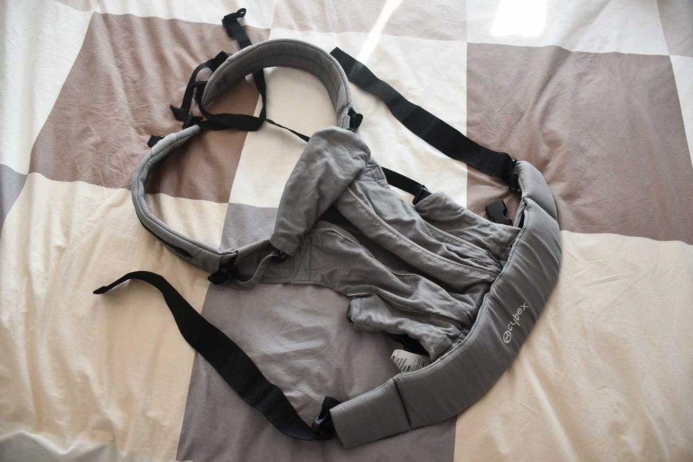 Marsupiu Bebeluș CYBEX Maira Click Baby Carrier - Gri Manhattan