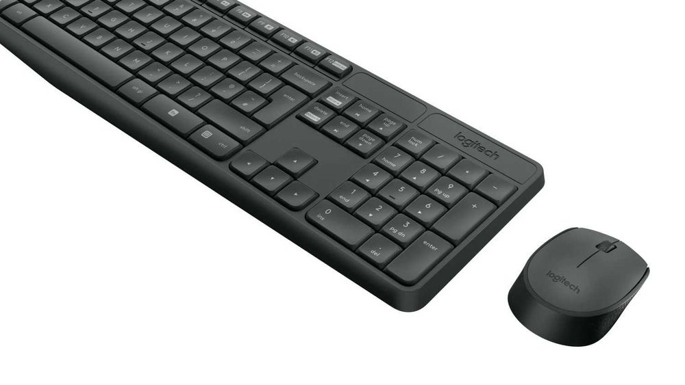 Комплект безжична клавиатура и мишка Logitech MK235