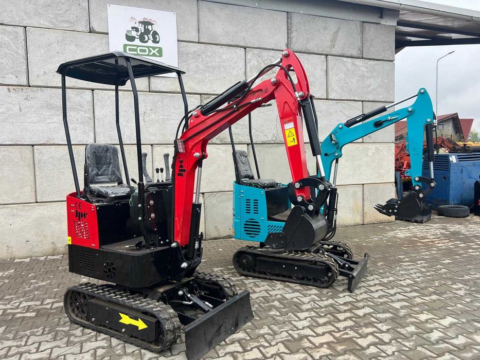 Mini excavator JPC  - 12 Hp , 1 Tona  (Nou 2025) + Video