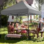 Pavilion pliabil de gradina 3x3 m, impermeabil |YT 615162 Light Gray