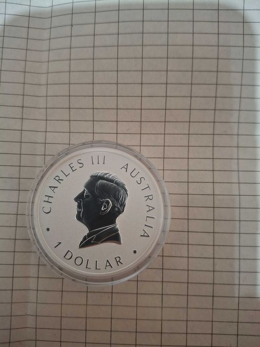 1 oz сребро Кукабура 2024г.