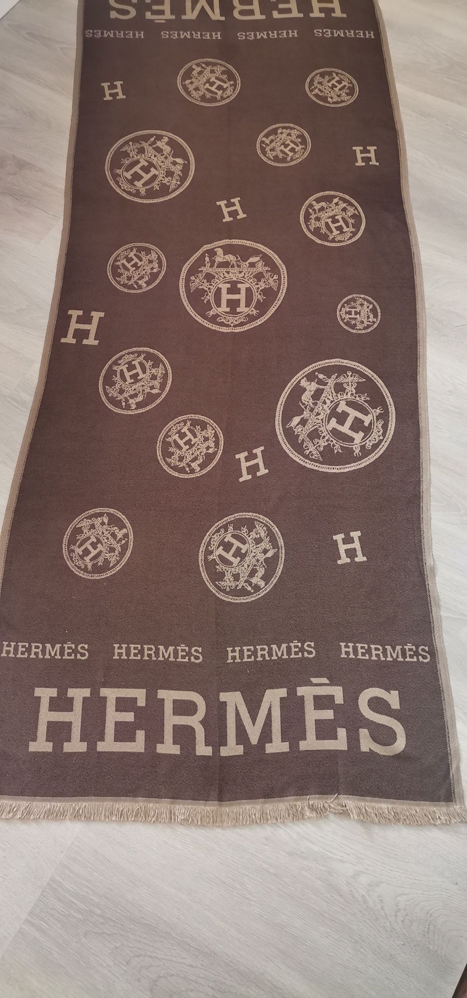 Hermes двулицев дамски шал