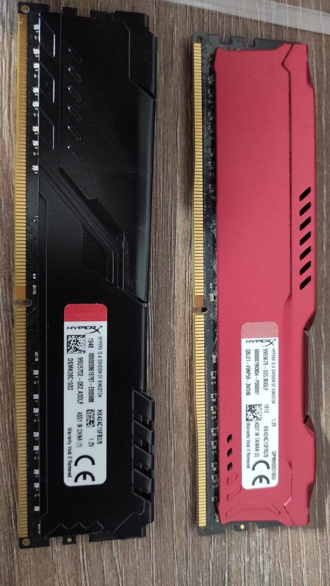 2 Plăcute RAM 16 GB DDR4 - HYPERX FURY