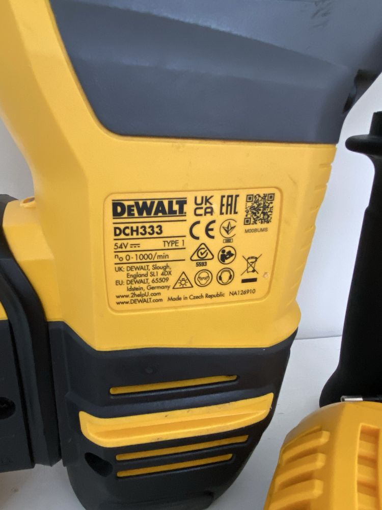 Rotopercutor Dewalt 54V DCH 333 Brushless 9 AH 2023