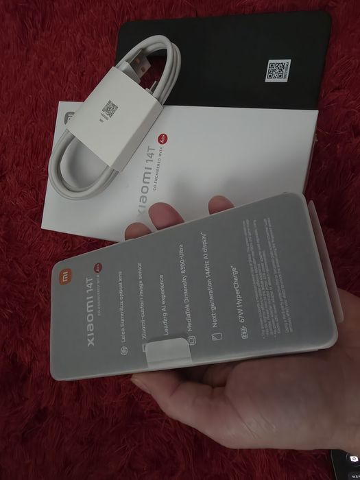 -Xiaomi 14T, Nou, Nefolosit, 256Gb, 12Ram, 0 cicluri incarcare, Sigila