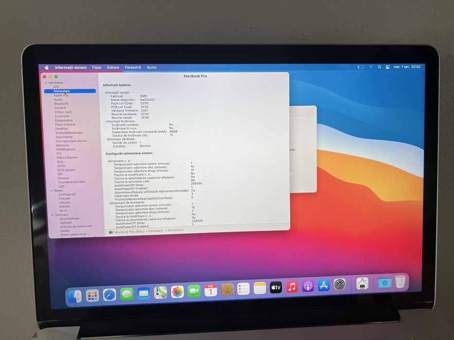 MacBook Pro 15 Retina i7 512GB 16GB Baterie noua