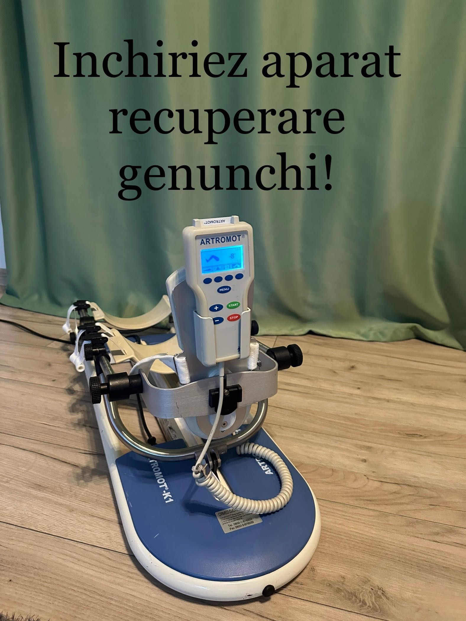 Inchiriez artromot k1  recuperare picior