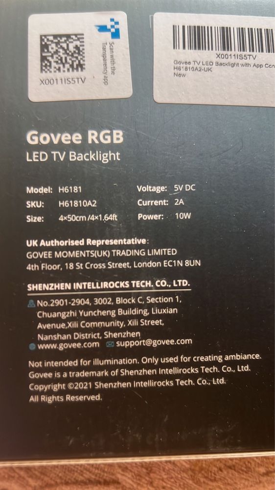 Govee Led TV Backlight