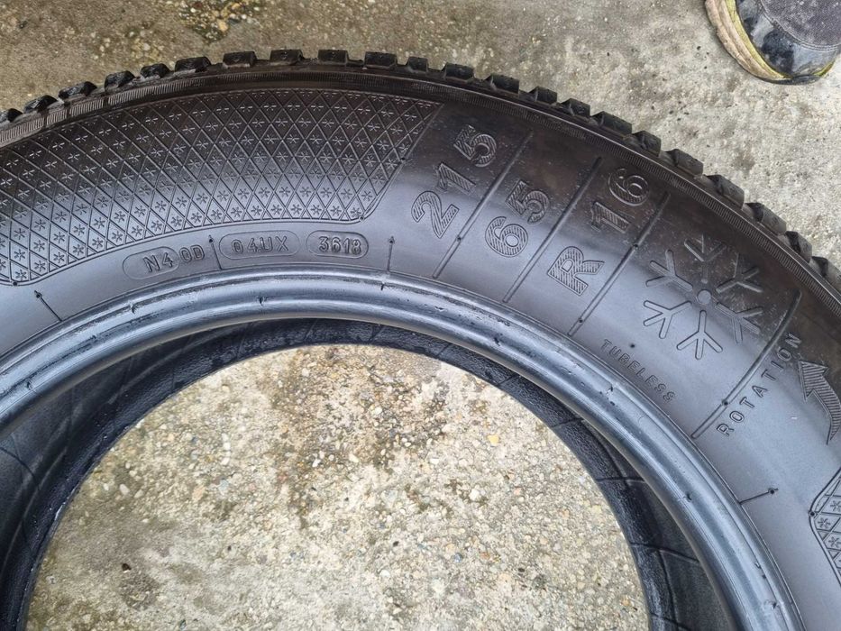 4 anvelope iarna ms 215-65-16 f.bune