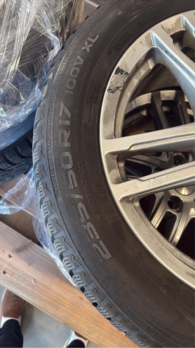 Jante Aliaj Dezent plus Cauciucuri Iarna Nokian 235 / 50 R17