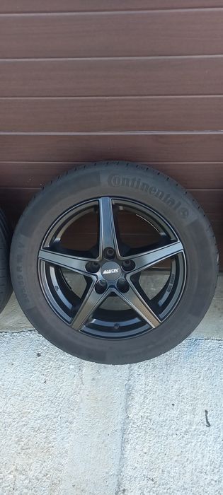 Jante aliaj negre Alutec 5x100 R16 6,5J ET48 VW Audi Skoda Seat