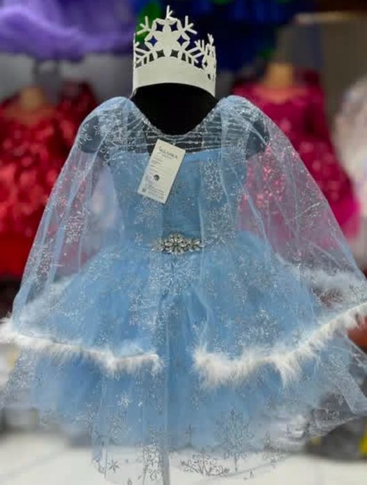 Новогоднее платье снежинка