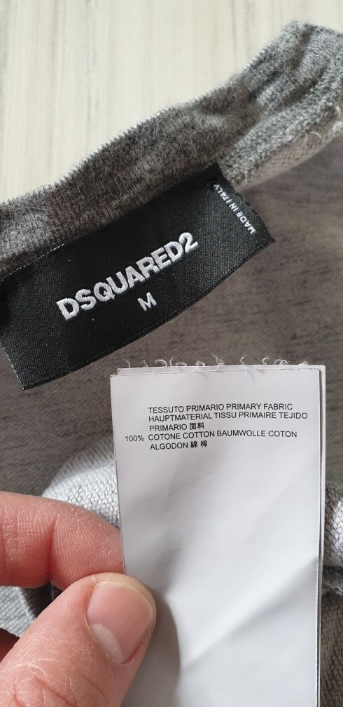 DSQUARED2 Cotton Made in Italy Mens Size M ОРИГИНАЛ! Мъжка  Блуза!