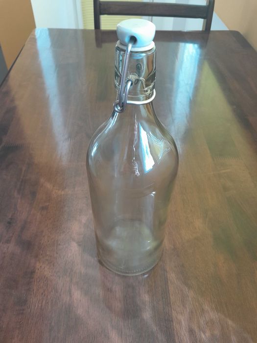 Ретро стъклено шише IKEA / 1 литър