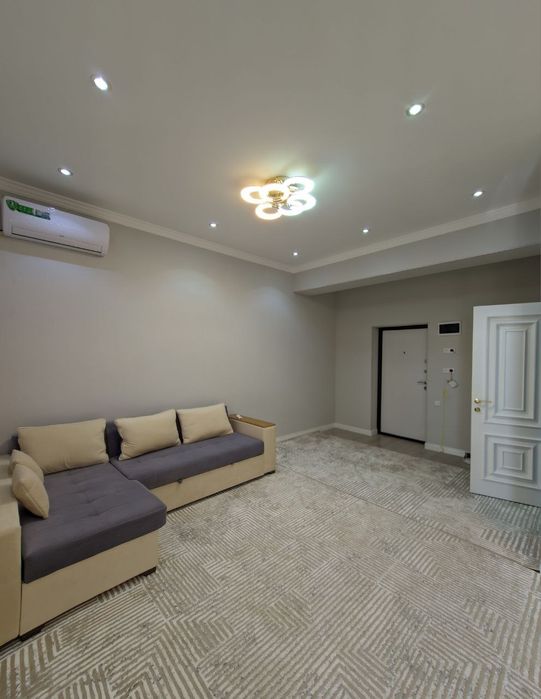 Новостройка ЖК Салом 45м2
2/5/9
Евроремонт. 
45м2
600$ депозит 200$Нов