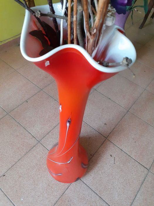 Ръчно рисувани персийски вази от духано стъкло