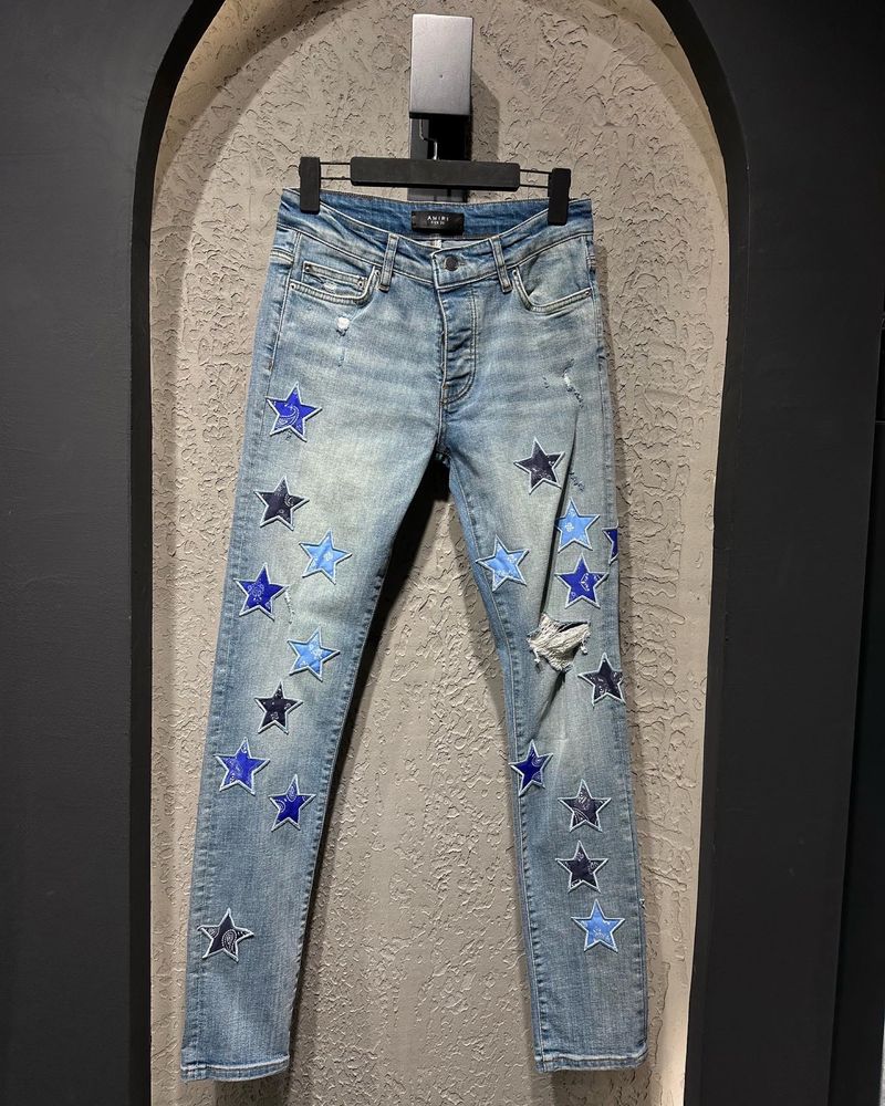 Blugi Amiri Bandana Star Denim top