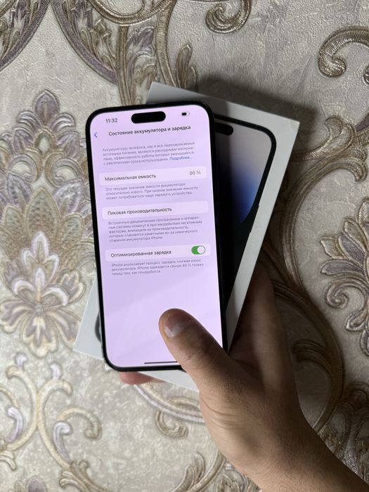 iPhone 14 ProMax 256Gb Black Akk: 86% Kelwamiz